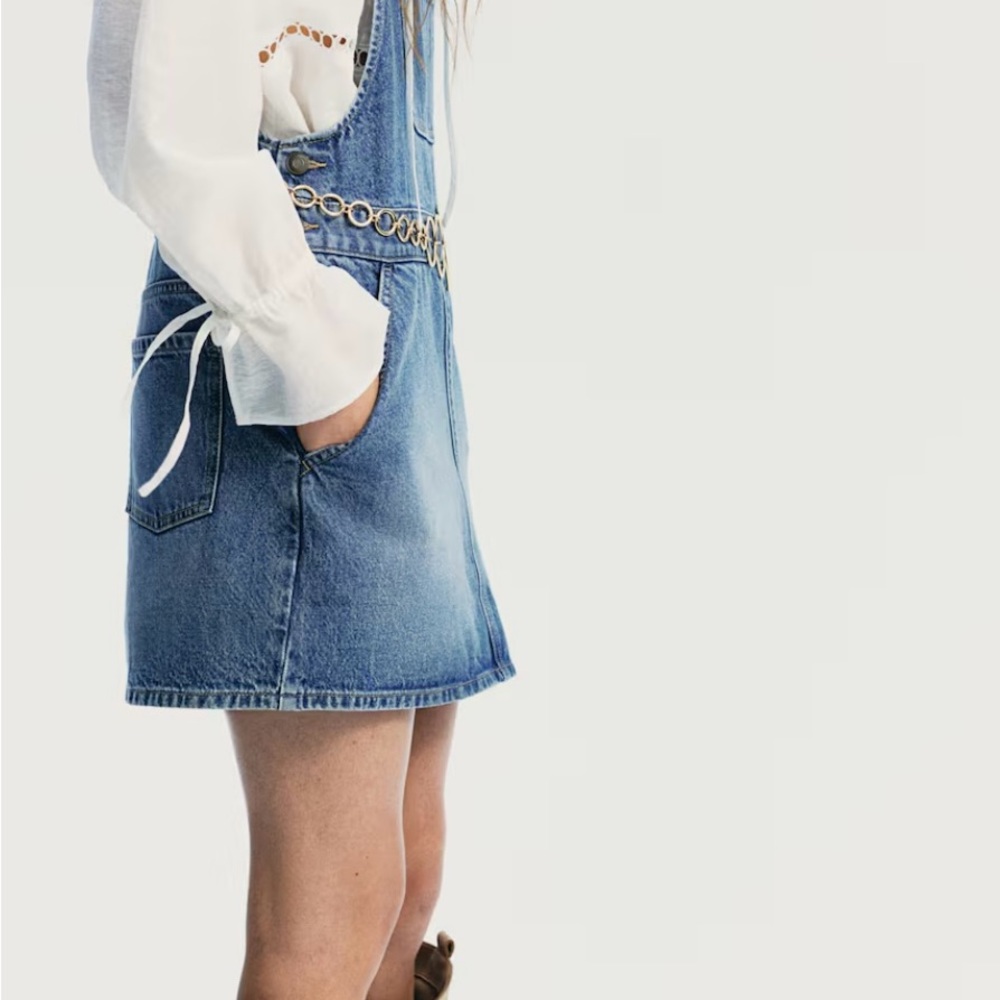 H&M Blue Denim Dress XS